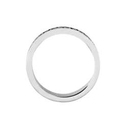 Bague Acier Blanc Ugo