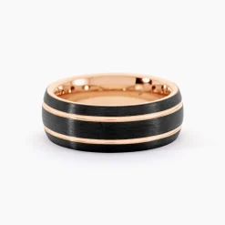 JOURDAN Idées Cadeaux Homme|Bagues > Bague Acier Rose