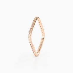 Bague Aeselya Argent Rose Oxyde De Zirconium