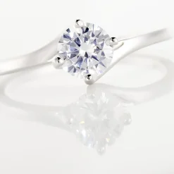Bague Afsa Argent Blanc Oxyde De Zirconium