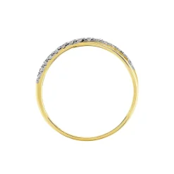 Bague Aglae Or Jaune Oxyde De Zirconium