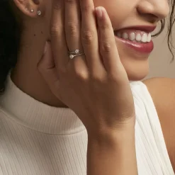 Marc Orian Bagues Fantaisie|Bijoux Zirconium > Bague Ajustable Mechte 1 Argent Blanc Oxyde De Zirconium