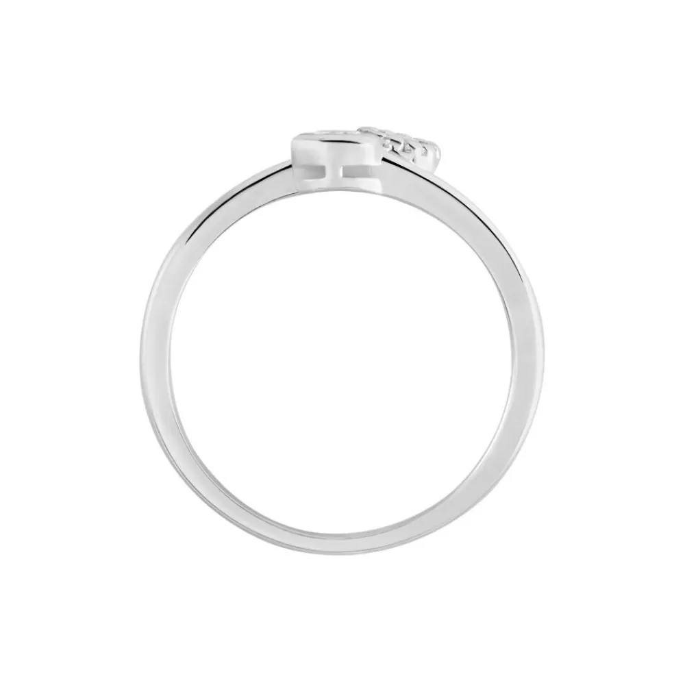 Marc Orian Bagues Fantaisie|Bijoux Zirconium > Bague Ajustable Mechte 1 Argent Blanc Oxyde De Zirconium