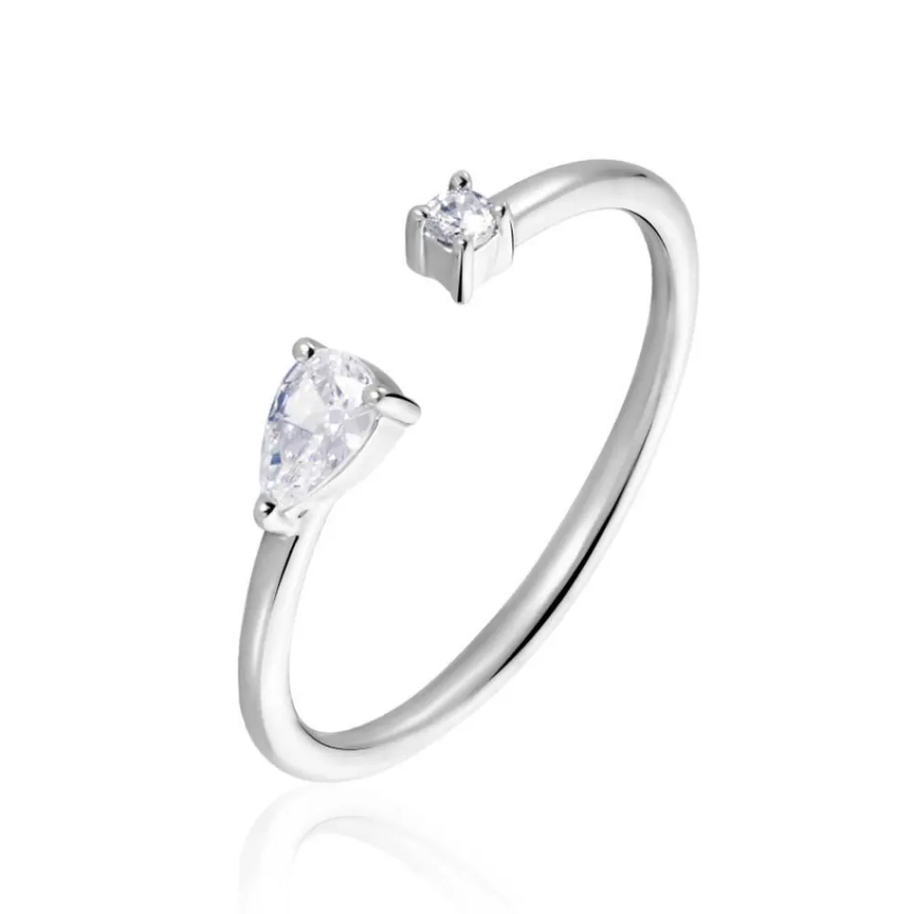 Marc Orian Bagues De Promesse|Bagues Fantaisie > Bague Ajustable Shou Argent Oxyde De Zirconium