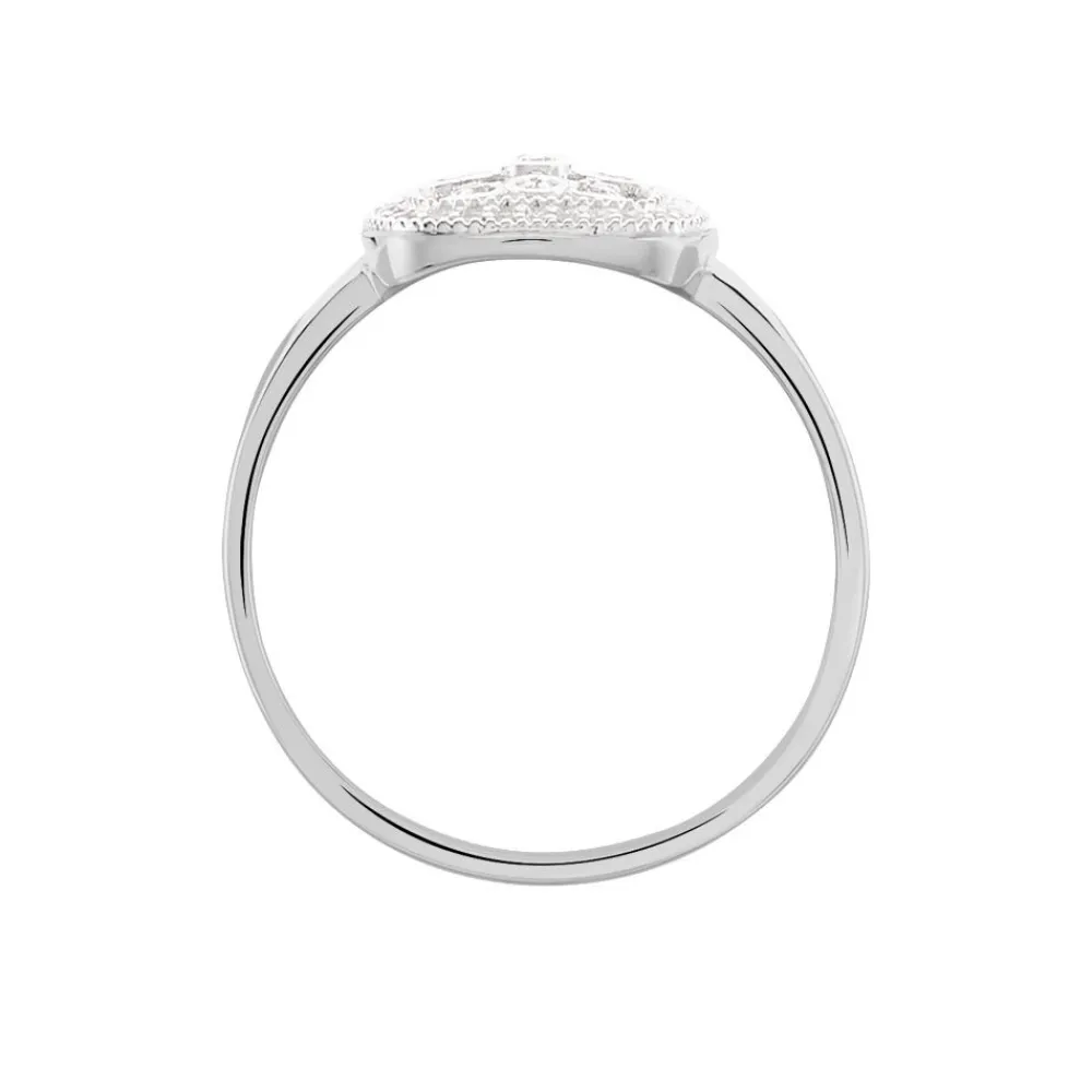 Marc Orian Bagues|Bagues Diamant > Bague Alixia Or Blanc Diamant
