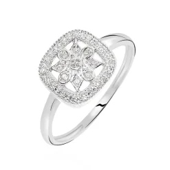 Marc Orian Bagues|Bagues Diamant > Bague Alixia Or Blanc Diamant