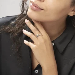 Marc Orian Parures De Mariage|Bagues > Bague Andrette or bicolore diamant