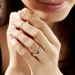 Marc Orian Bagues|Bagues Diamant > Bague Andrette or bicolore diamant