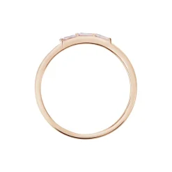 Bague Andrew Argent Rose Oxyde De Zirconium Rose