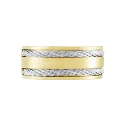 Marc Orian Idées Cadeaux Homme|Bagues > Bague Andro Acier Bicolore