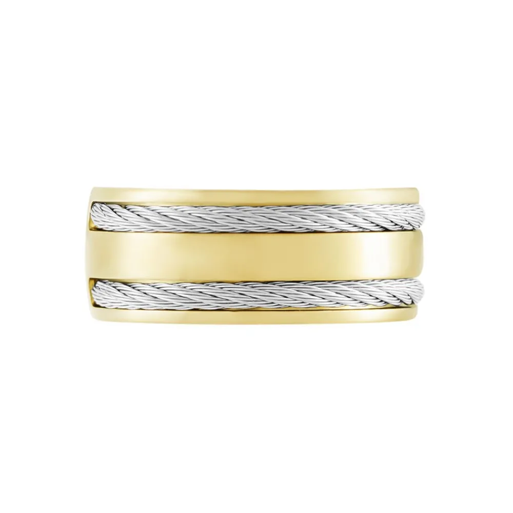Marc Orian Idées Cadeaux Homme|Bagues > Bague Andro Acier Bicolore