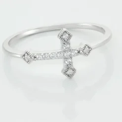 Bague Angel Argent Blanc Oxyde De Zirconium