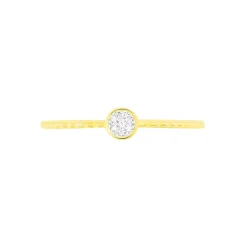 Bague Aqsa Or Jaune Diamant