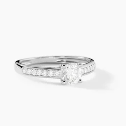 Marc Orian Bagues|Bagues Fiançailles > Bague Aramis Ld Platine Blanc Diamant Synthétique