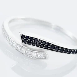 Marc Orian Bagues Fantaisie|Bijoux Zirconium > Bague Argent Blanc Agafya Oxydes De Zirconium