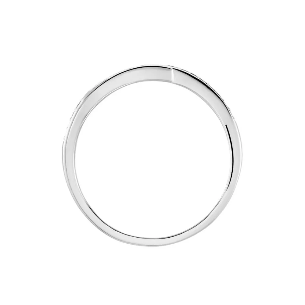 Marc Orian Bagues Fantaisie|Bijoux Zirconium > Bague Argent Blanc Agafya Oxydes De Zirconium