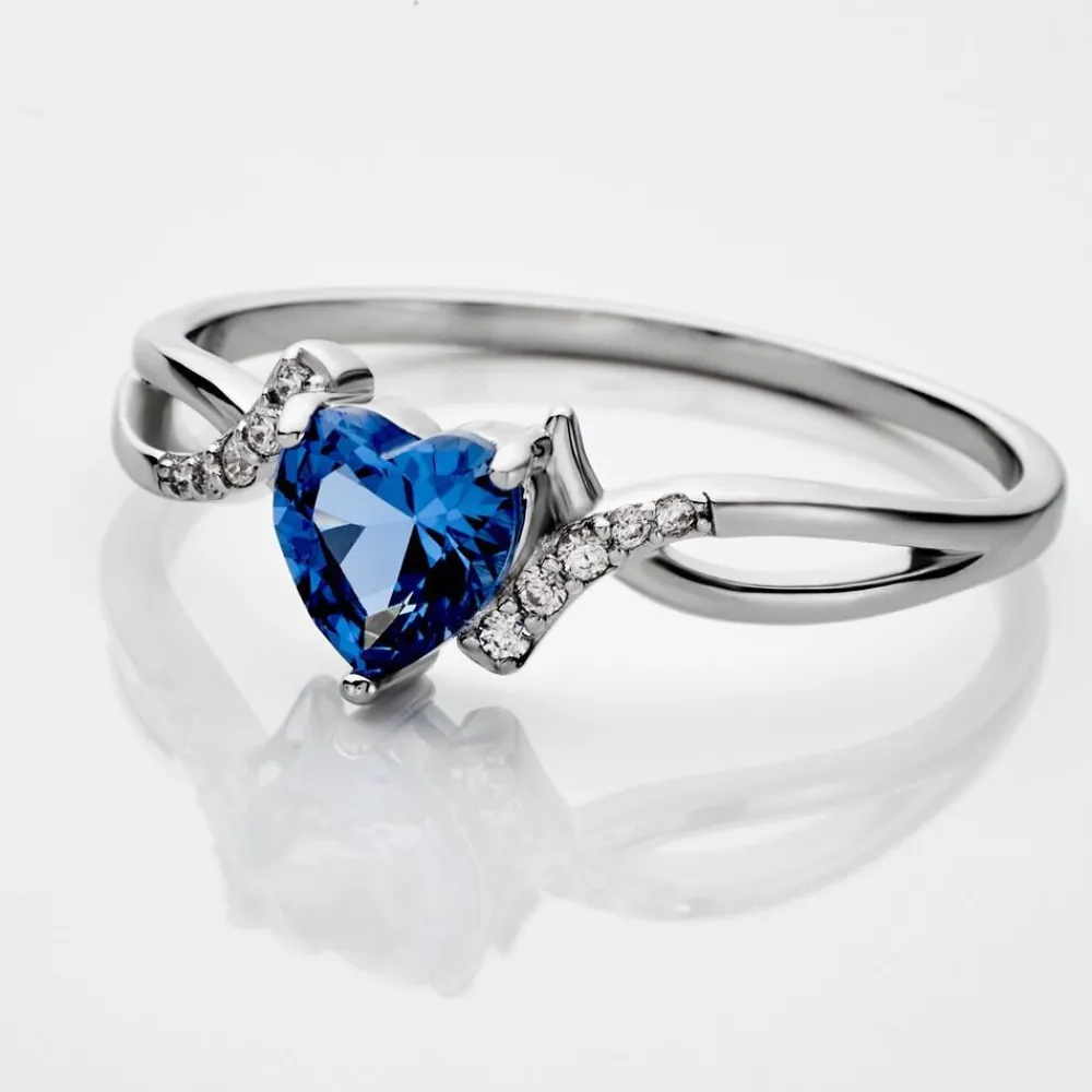 Marc Orian Bagues De Promesse|Bijoux Zirconium > Bague Argent Blanc Avalon Oxyde De Zirconium
