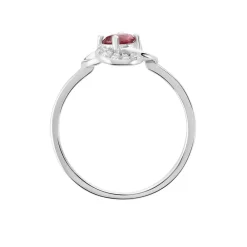 Marc Orian Bagues De Promesse|Bagues > Bague Argent Blanc Clover Verre Oxydes De Zirconium