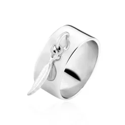 Bague Argent Blanc Psara
