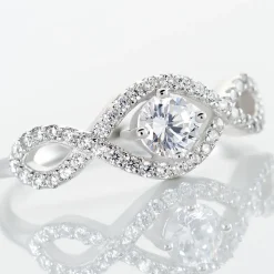 Bague Argent Katerina Oxydes De Zirconium