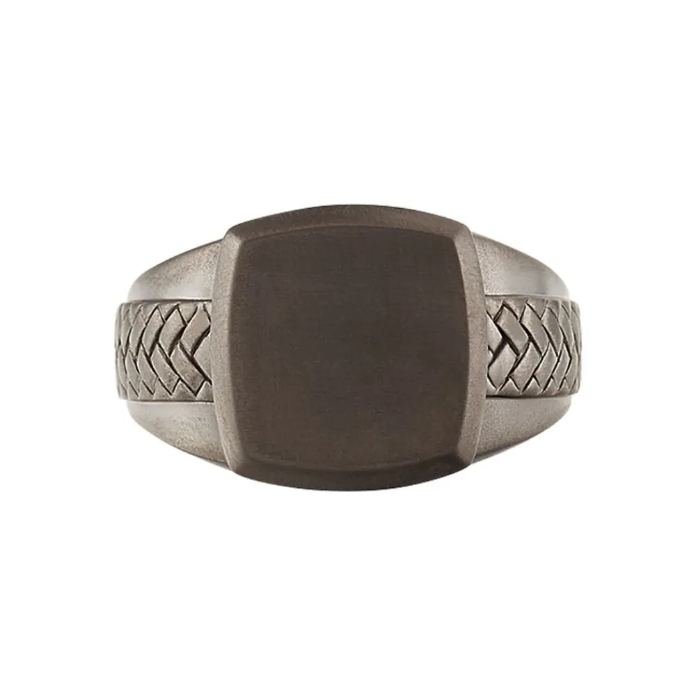 JOURDAN Idées Cadeaux Homme|Bagues > Bague Argent Noir