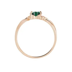 Marc Orian Bagues De Promesse|Bijoux Zirconium > Bague Argent Rose Avalon Oxyde De Zirconium