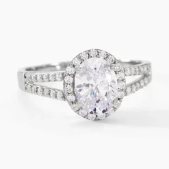 Bague Arjun Or Blanc Oxyde De Zirconium
