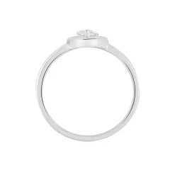Marc Orian Bagues De Promesse|Bagues Fantaisie > Bague Aron Argent Blanc Oxyde De Zirconium