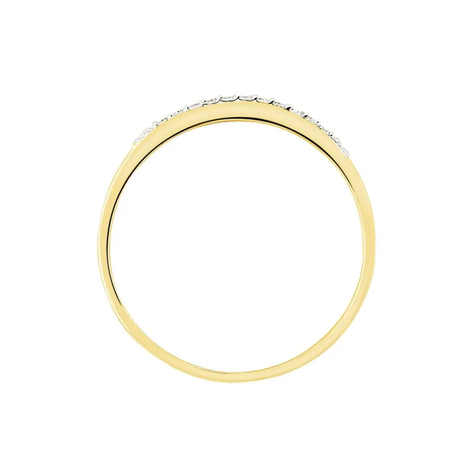 Bague Arslane Or Jaune Diamant