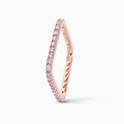 Marc Orian Bijoux Zirconium|Bagues > Bague Aselya Argent Rose Oxyde De Zirconium