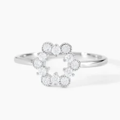 Marc Orian Bijoux Zirconium|Bagues > Bague Astrea Argent Blanc Oxyde De Zirconium