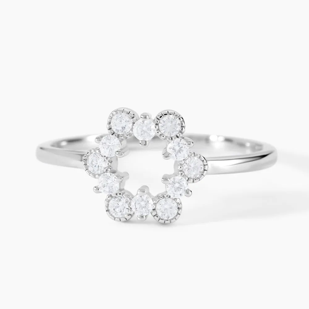 Marc Orian Bijoux Zirconium|Bagues > Bague Astrea Argent Blanc Oxyde De Zirconium