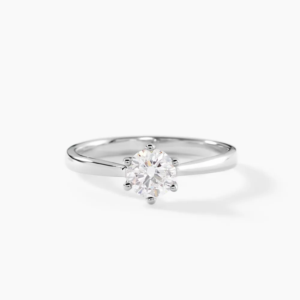 Marc Orian Bagues|Bagues Fiançailles > Bague Athena Platine Blanc Diamant