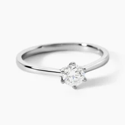 Bague Athena Platine Blanc Diamant