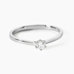 Bague Athena Platine Blanc Diamant
