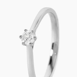 Bague Athena Platine Blanc Diamant