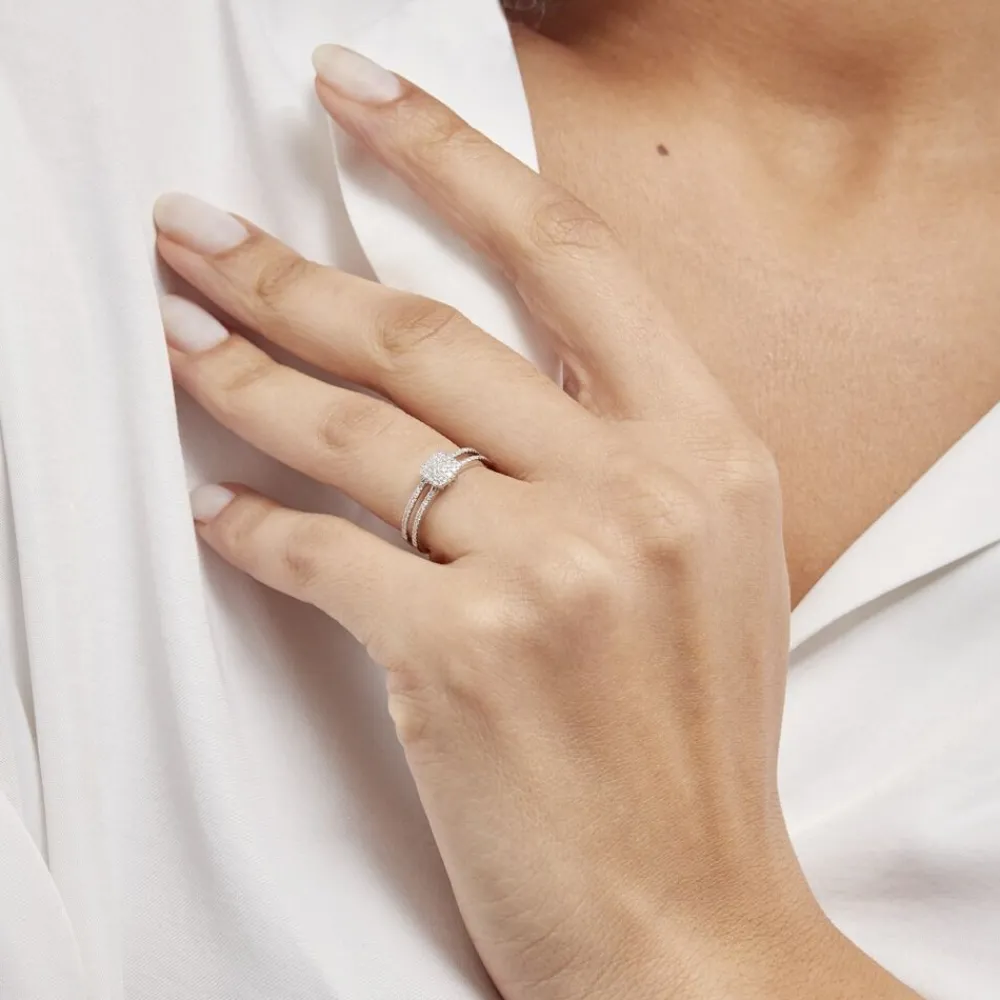 Marc Orian Bagues|Bagues Diamant > Bague Aude Or Blanc Diamant