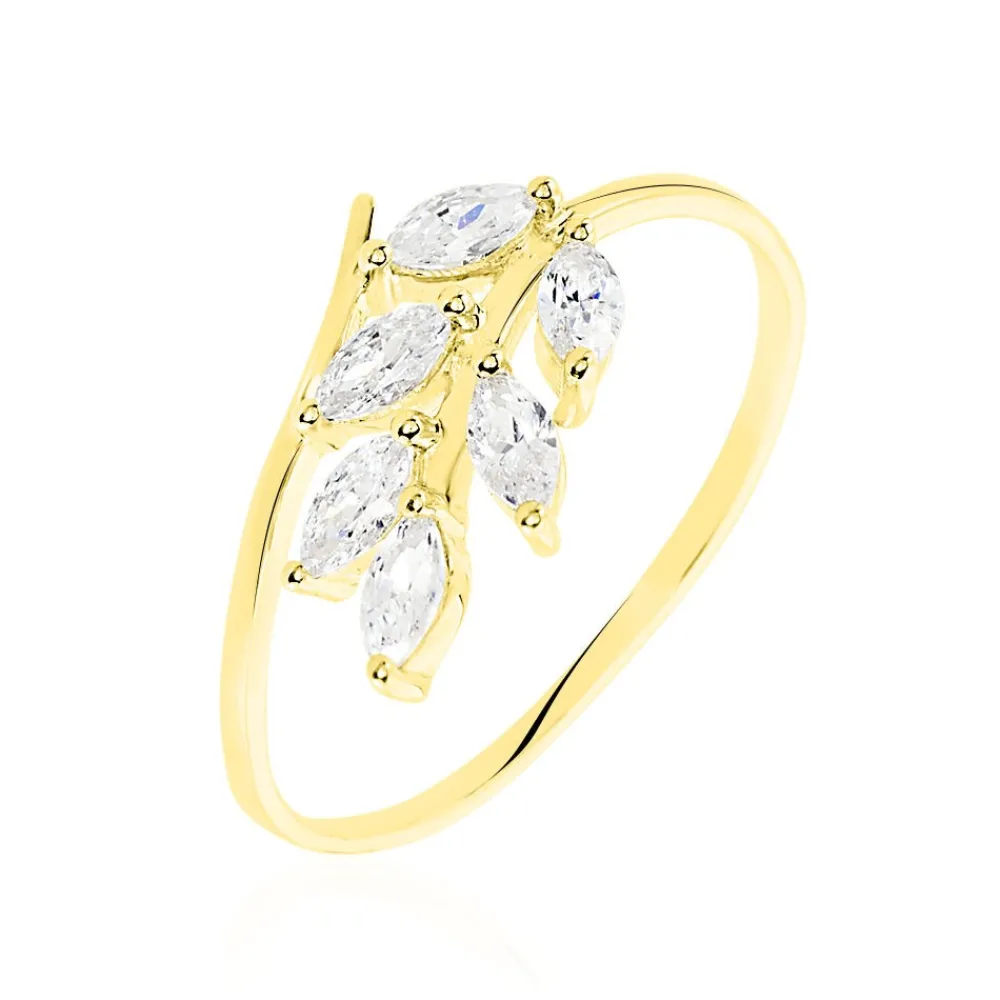 Marc Orian Bagues|Bagues Or Jaune > Bague Audrica Or Jaune Oxyde De Zirconium