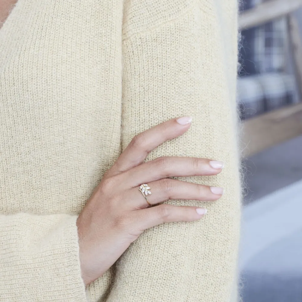 Marc Orian Bagues|Bagues Or Jaune > Bague Audrica Or Jaune Oxyde De Zirconium
