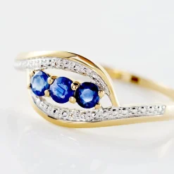 Marc Orian Bagues|Bijoux Saphir > Bague Aurora Or Bicolore Saphir Et Diamant