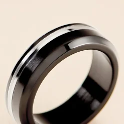 Marc Orian Idées Cadeaux Homme|Bagues > Bague Baldev Acier Bicolore