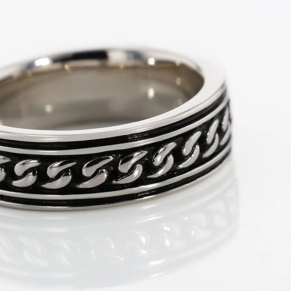 Marc Orian Idées Cadeaux Homme|Bagues > Bague Balthazar Argent Blanc