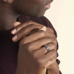 Marc Orian Idées Cadeaux Homme|Bagues > Bague Balthazar Argent Blanc