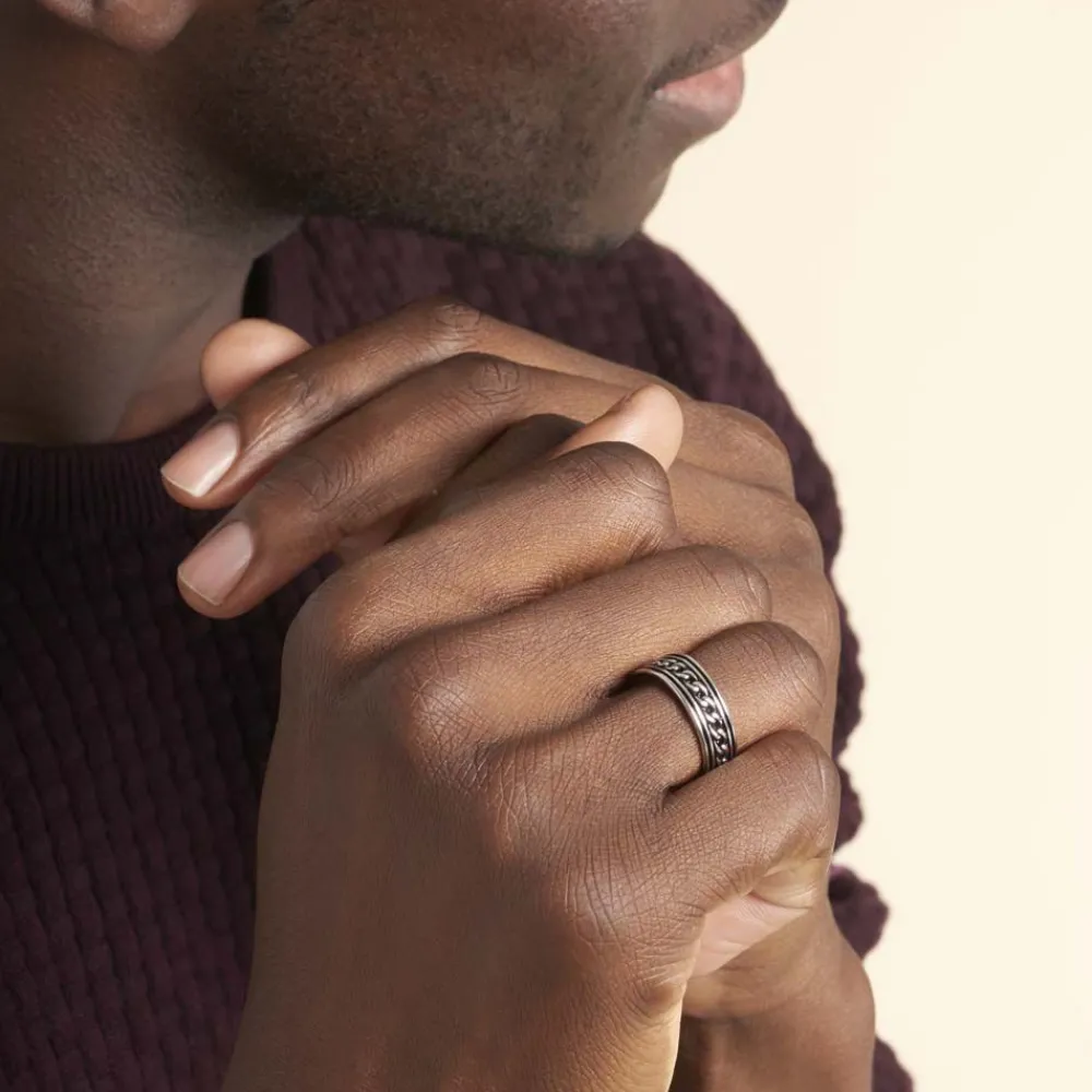 Marc Orian Idées Cadeaux Homme|Bagues > Bague Balthazar Argent Blanc