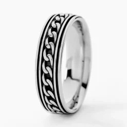 Marc Orian Idées Cadeaux Homme|Bagues > Bague Balthazar Argent Blanc