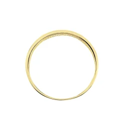 Marc Orian Bijoux Zirconium|Bagues > Bague Banda Or Jaune Oxyde De Zirconium