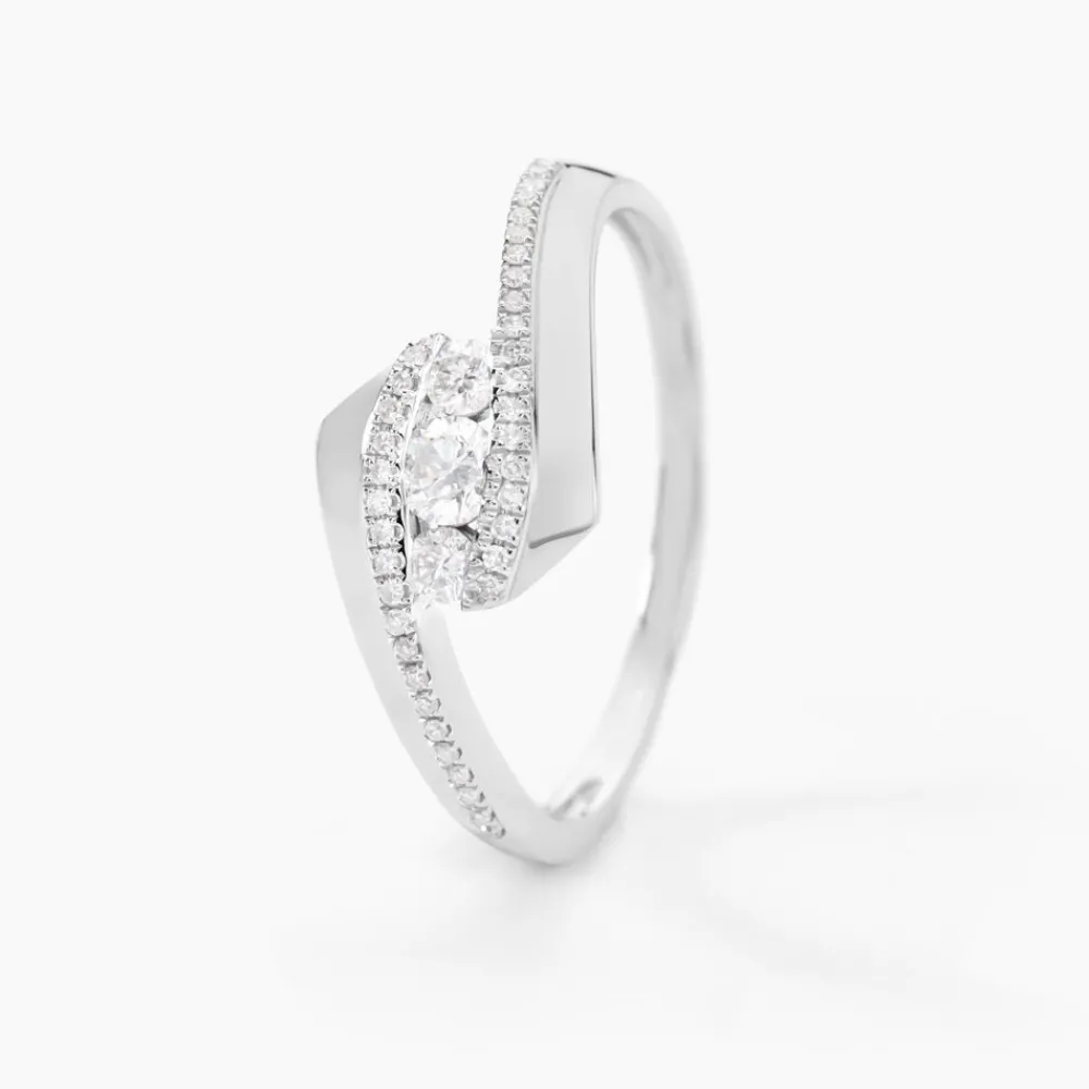 Marc Orian Anniversaire De Mariage|Bagues > Bague Barbara Or Blanc Diamant
