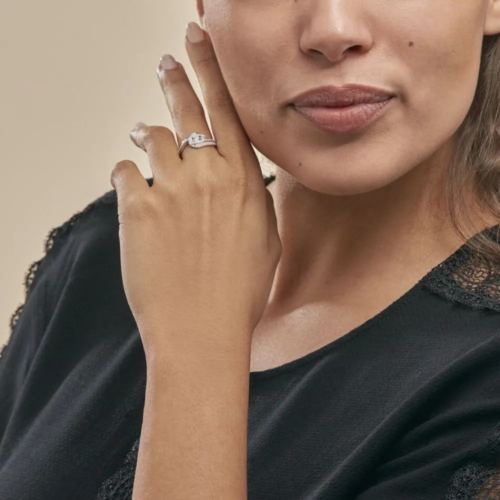 Marc Orian Anniversaire De Mariage|Bagues > Bague Barbara Or Blanc Diamant