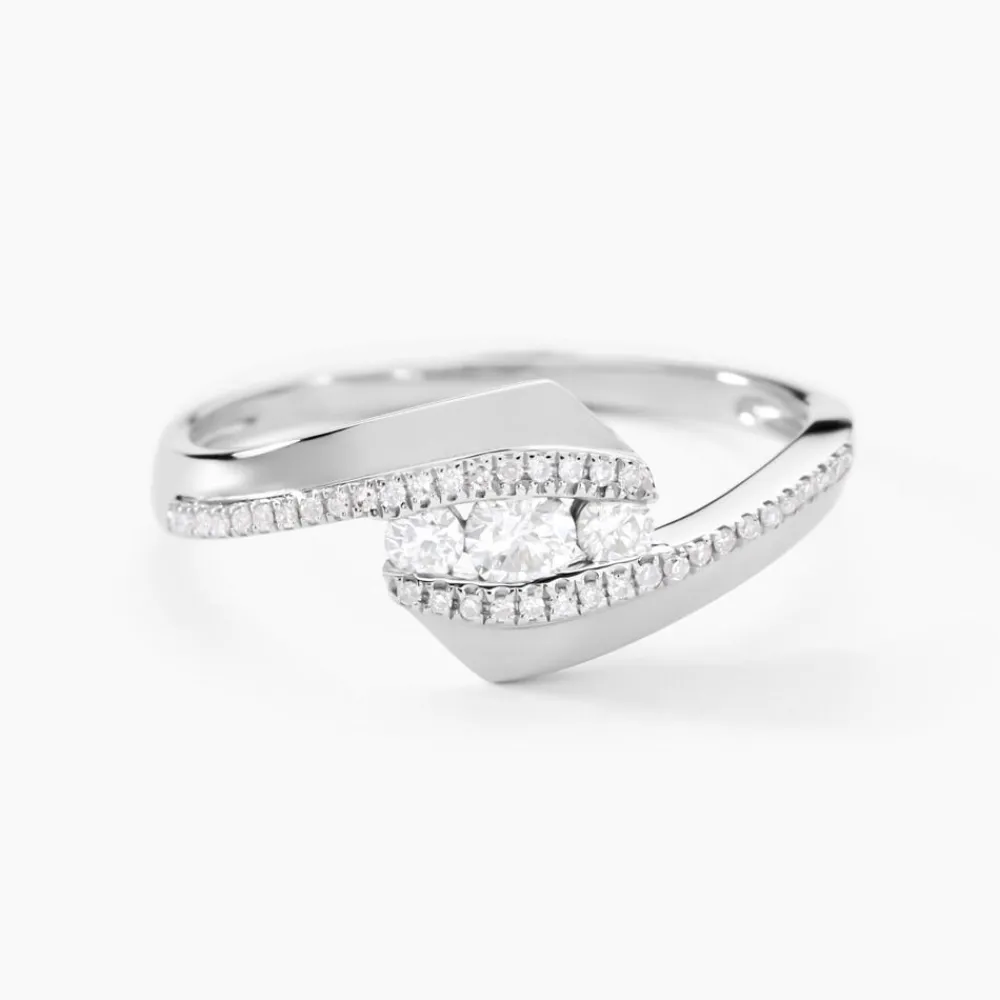 Marc Orian Anniversaire De Mariage|Bagues > Bague Barbara Or Blanc Diamant