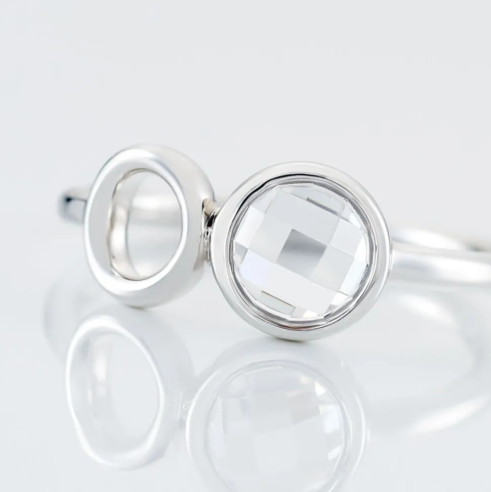 Bague Bastiano Argent Blanc Oxyde De Zirconium